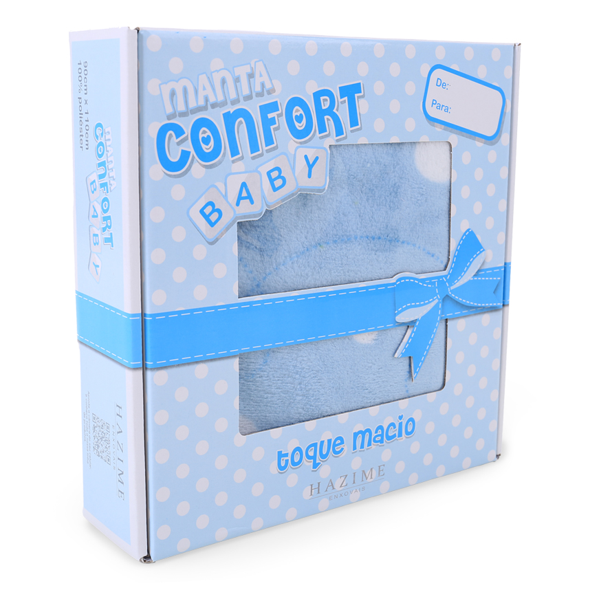 Manta Hazime Confort Baby Com Estampa Sortida Para Menino