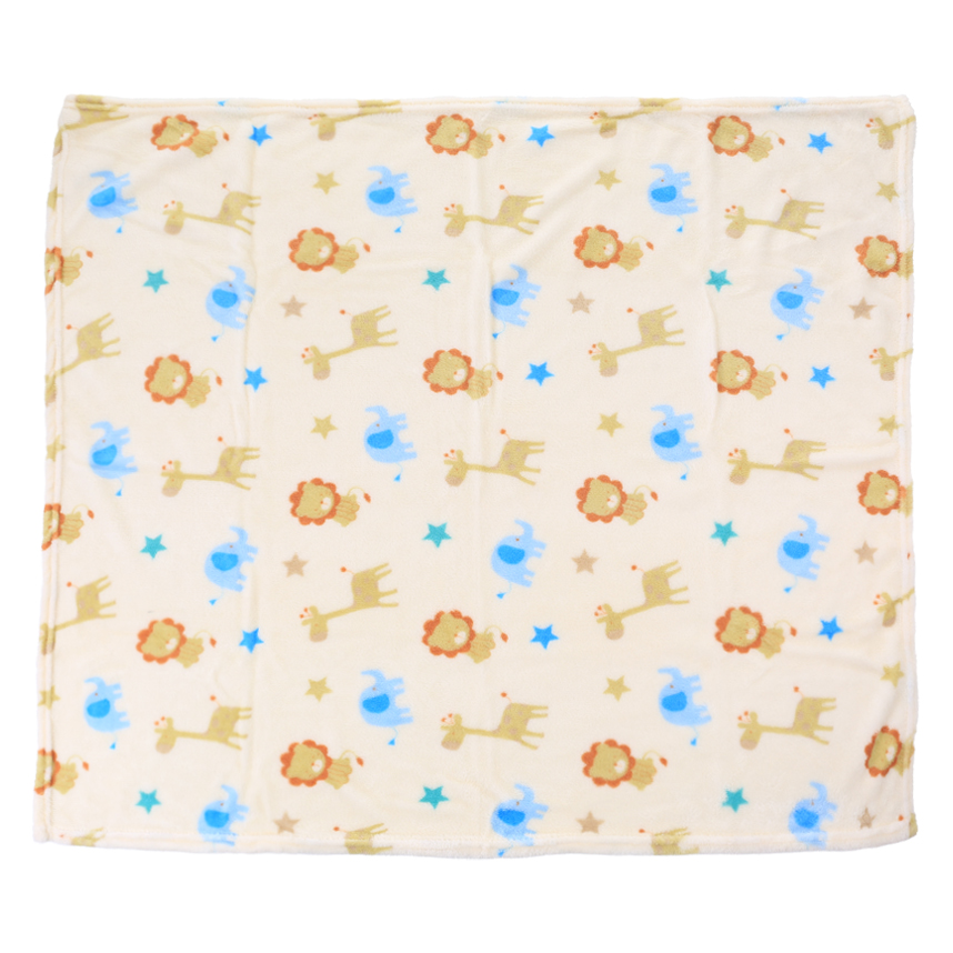 Manta Hazime Confort Baby Em Microfibra Com Estampa Sortida