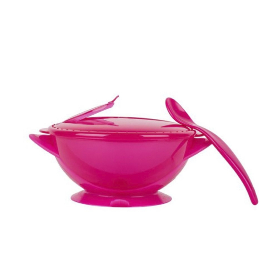 Tigela Nuby Com Ventosa E Colher Easy Go Rosa Tigela Nuby Com Ventosa E Colher Easy Go Rosa