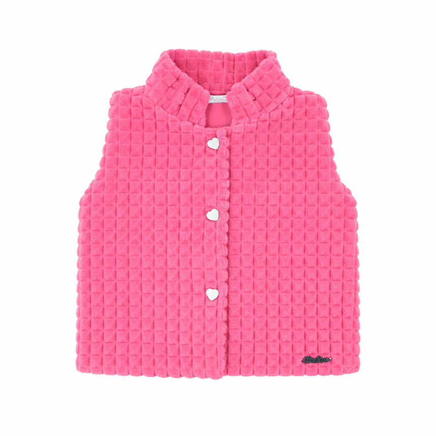 Colete Time Kids Pelúcia Dominó