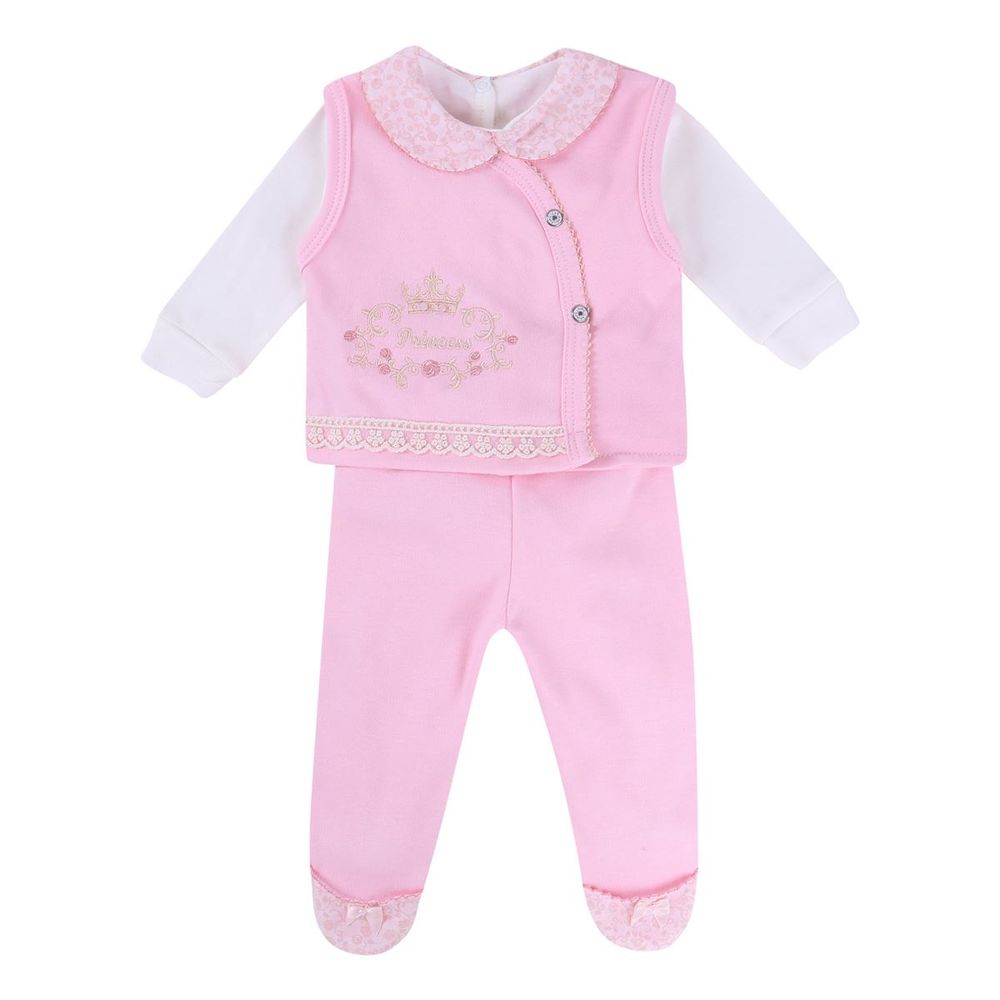 Pagão Puro Carinho Body Com Mijão E Colete Bordado Princesa Pagão Puro Carinho Body Com Mijão E Colete Bordado Princesa