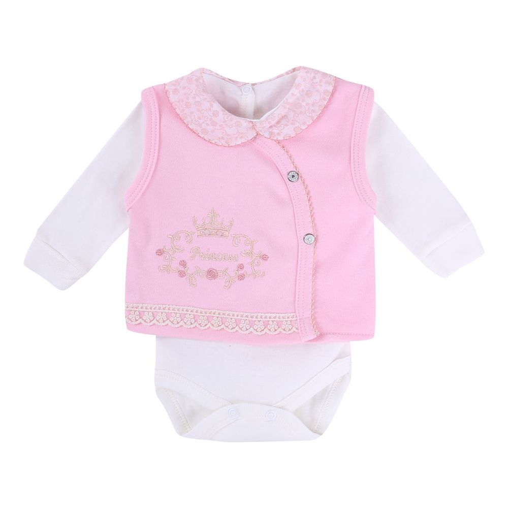 Pagão Puro Carinho Body Com Mijão E Colete Bordado Princesa Pagão Puro Carinho Body Com Mijão E Colete Bordado Princesa