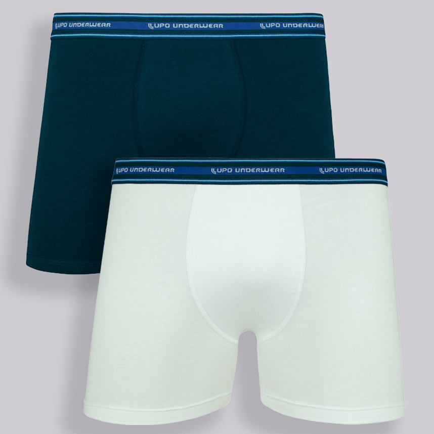 Kit Cueca Boxer Infantil Lupo 02 Peças