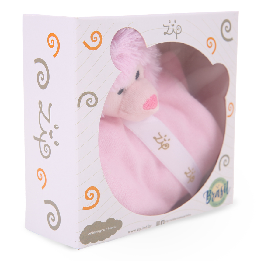Naninha Zip Blanket Atoalhado Dog Lili Rosa