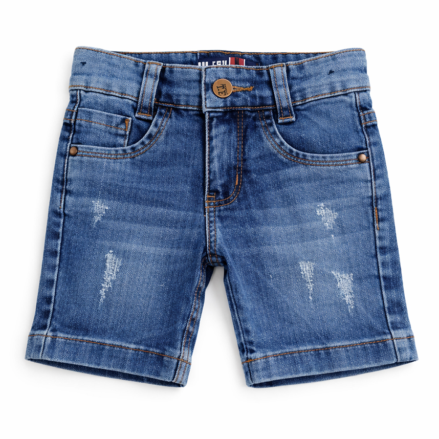 Bermuda Jeans Tom Ery Com Lavagem Used