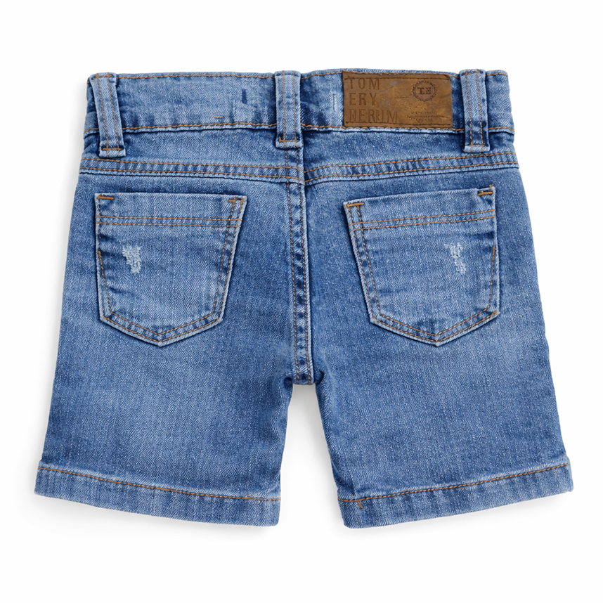 Bermuda Jeans Tom Ery Com Lavagem Used