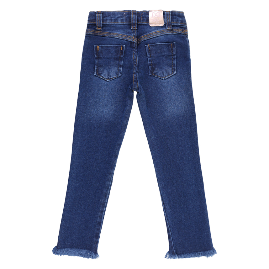 Calça Jeans Infantil Color Mini Com Lavagem Em Used Calça Jeans Infantil Color Mini Com Lavagem Em Used