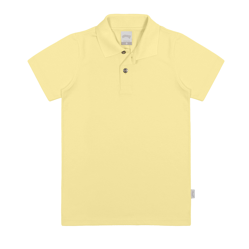 Camisa Polo Infantil Alakazoo Lisa Com Botões