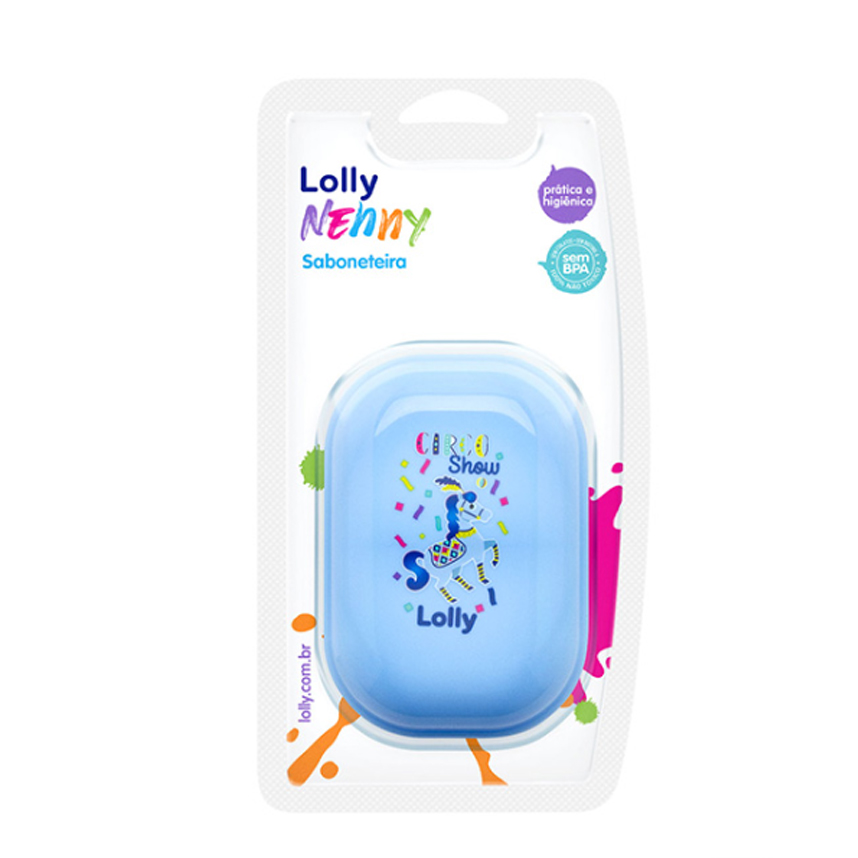 Saboneteira Lolly Tip Azul