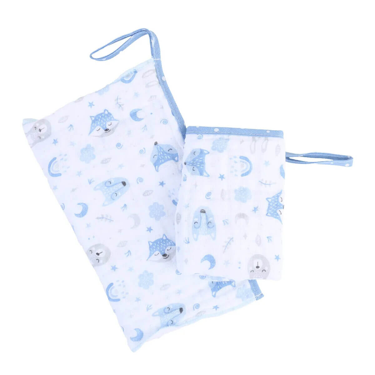 Pano de Boca Baby Gijo 02 Peças Cute Animals Menino