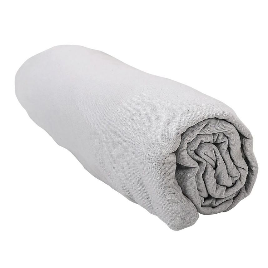 Lençol Incomfral Bambi Americano Com Elástico Liso Cinza