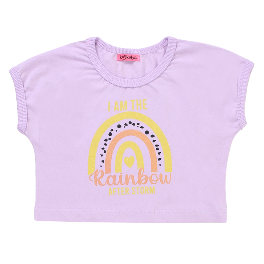 Conjunto Infantil Kookabu Blusa Estampada + Saia Com Pochete Conjunto Infantil Kookabu Blusa Estampada + Saia Com Pochete