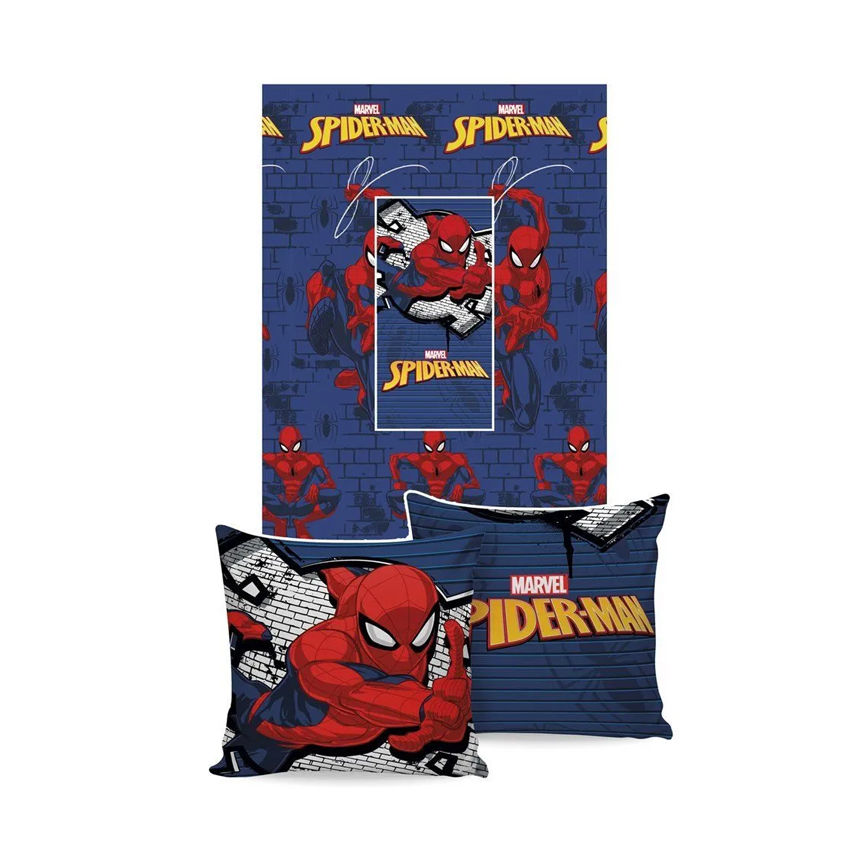 Manta Almofada Infantil Jolitex Marvel Spider Man