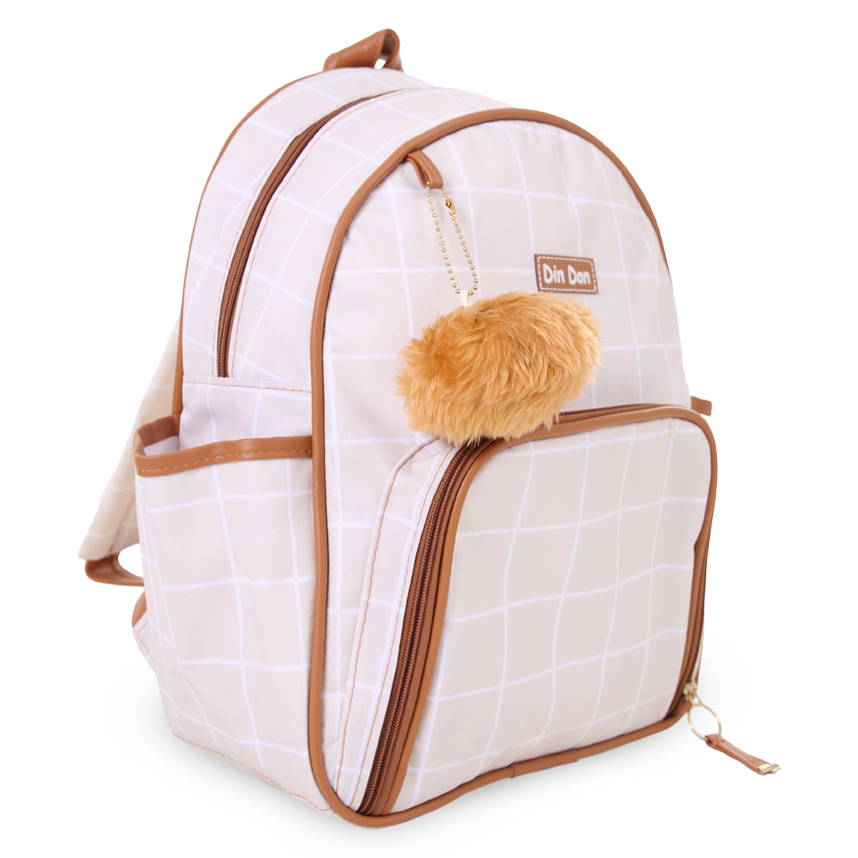Mochila Din Don Quadriculada Mochila Din Don Quadriculada