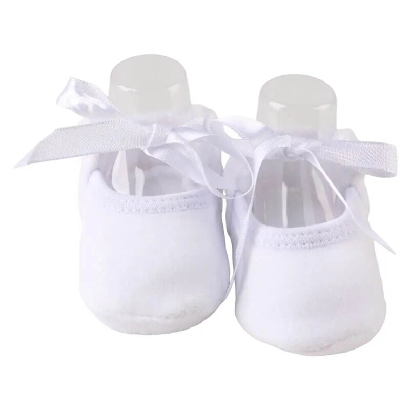 Sapatilha Puff Bebê Chutinho Fita Cetim