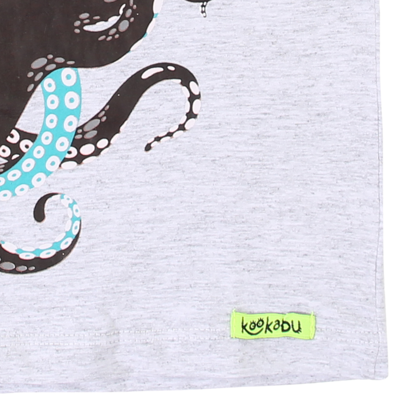 Camiseta Infantil Kookabu Estampa Polvo Com Fone