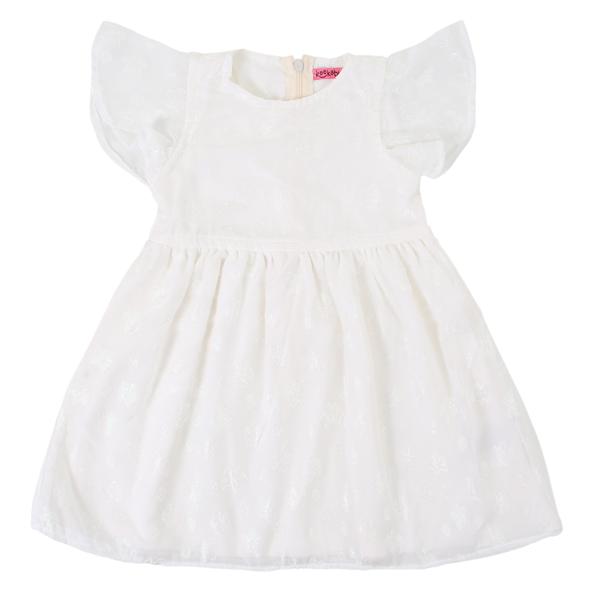 Vestido Infantil Kookabu Manga Curta Babado Vestido Infantil Kookabu Manga Curta Babado