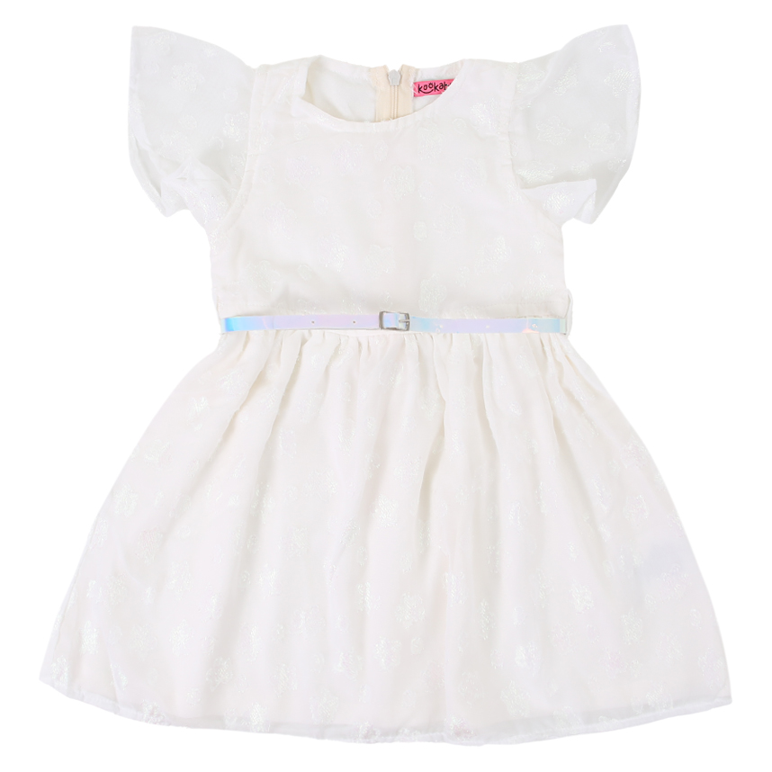 Vestido Infantil Kookabu Manga Curta Babado Vestido Infantil Kookabu Manga Curta Babado