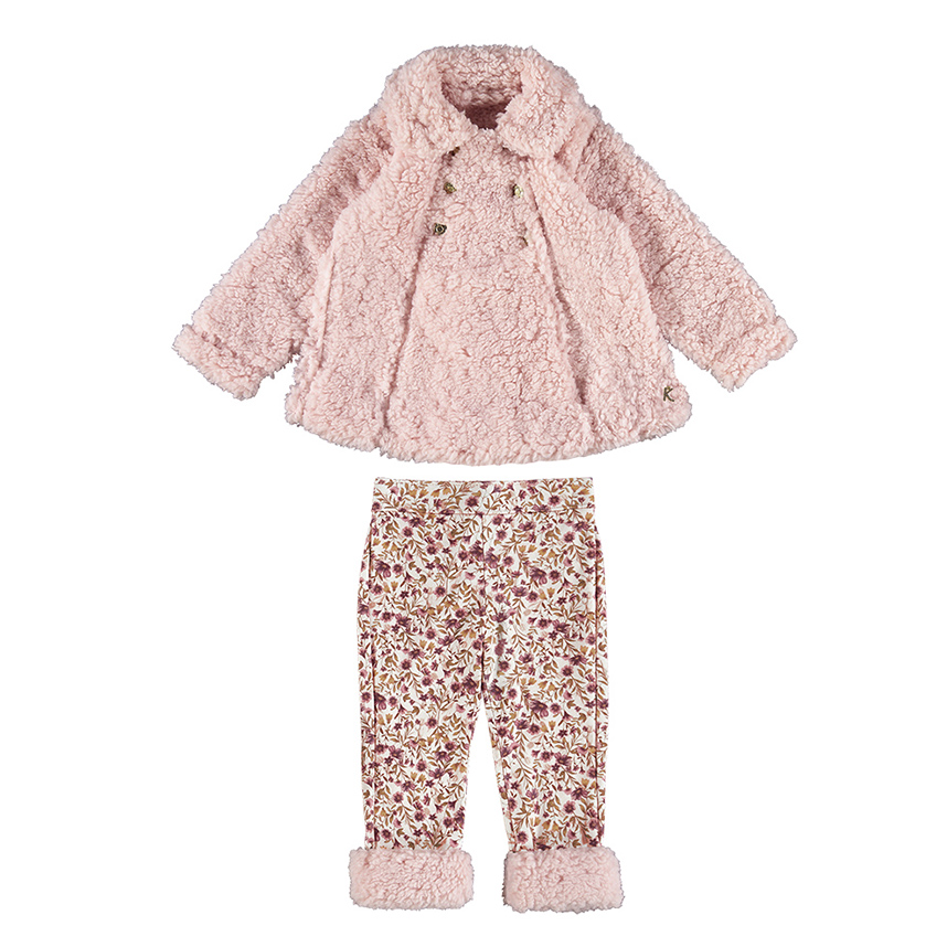 Conjunto Bebê Kiki Tecido Em Pelinho