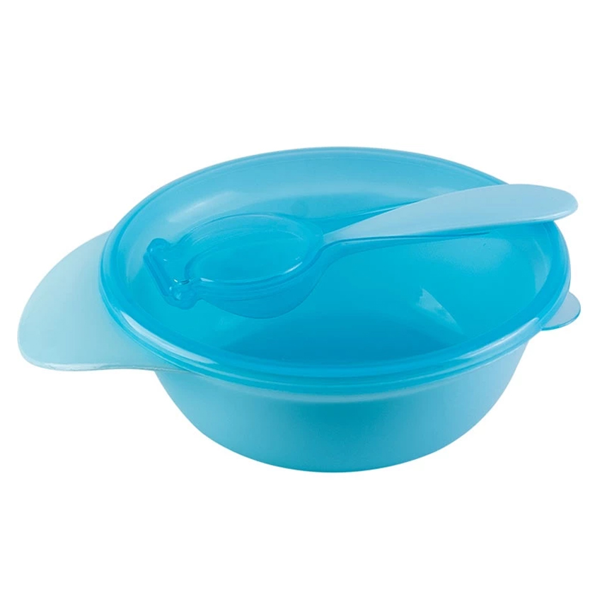 Prato Bowl Infantil Com Tampa E Colher