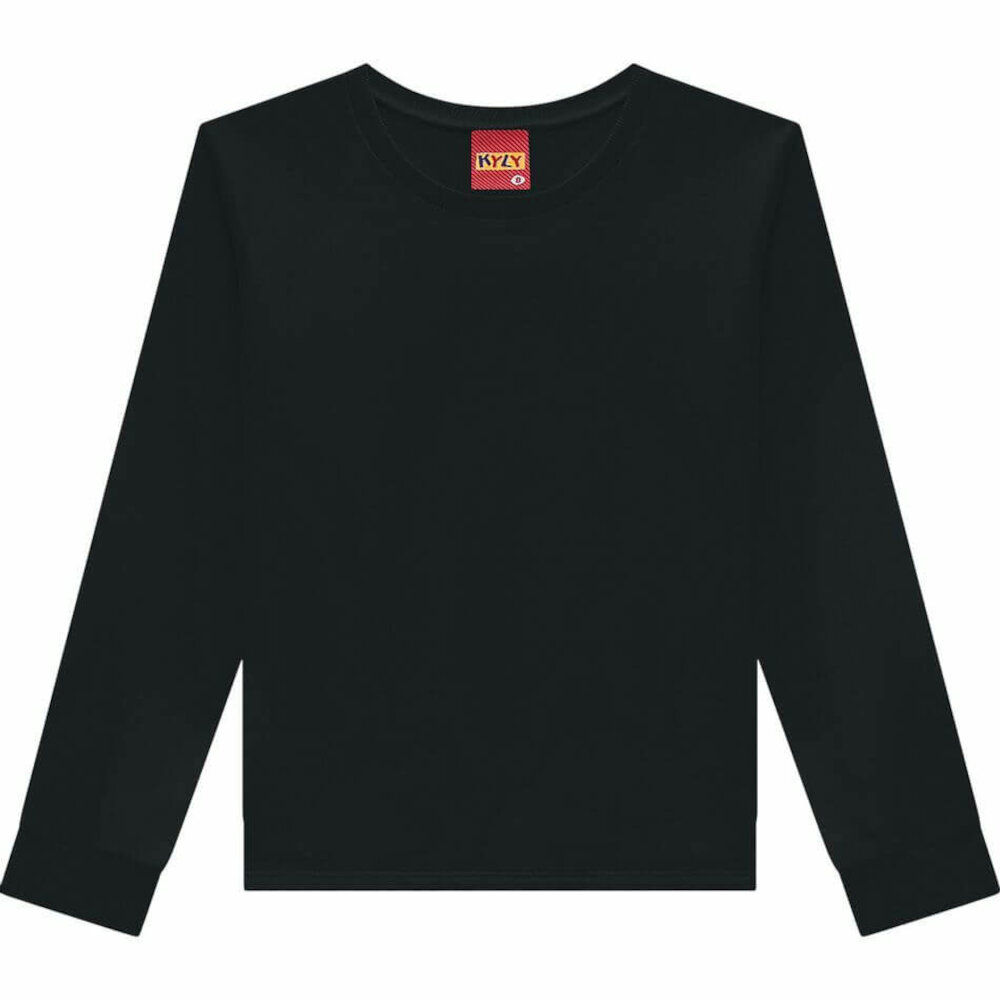 Camiseta Manga Longa Infantil Kyly Básico