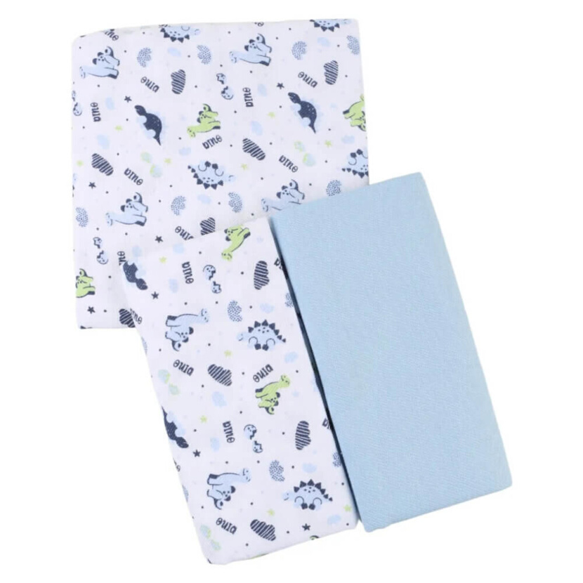 Kit Cueiro Baby Gijo Estampa Dino - 03 Peças