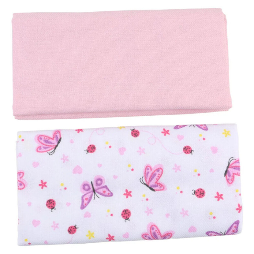 Kit Cueiro Baby Gijo Estampa Borboleta - 03 Peças