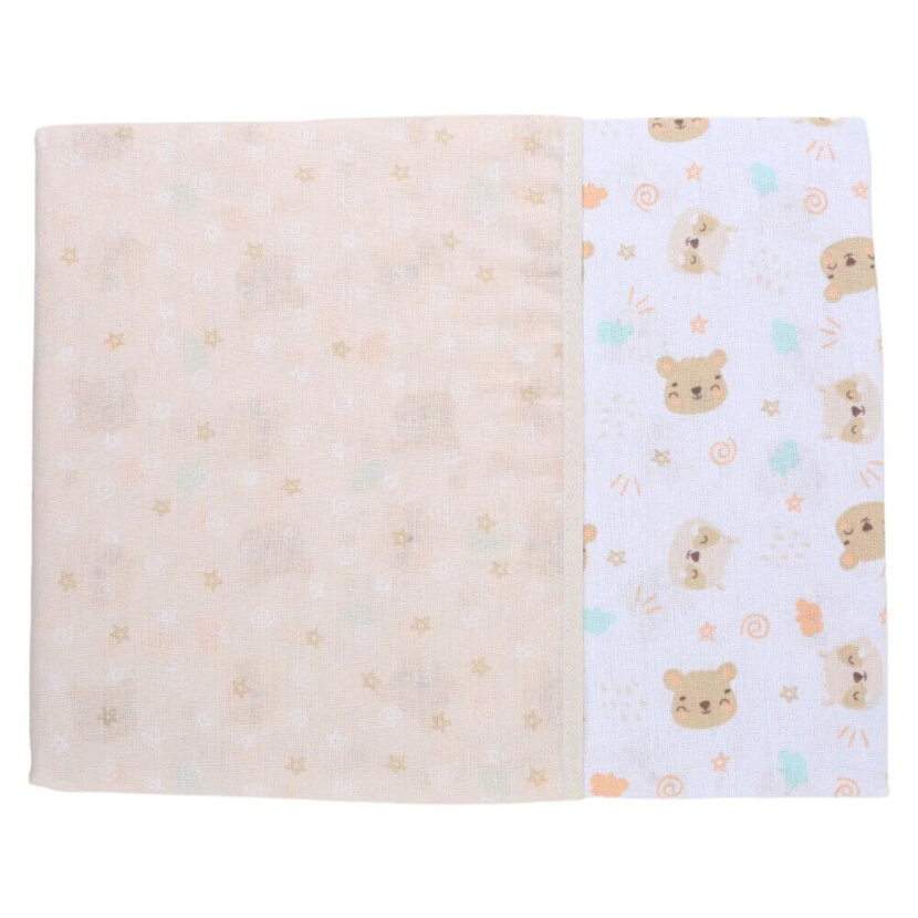 Jogo De Lençol Americano Baby Gijo Estampa Urso - 03 Peças