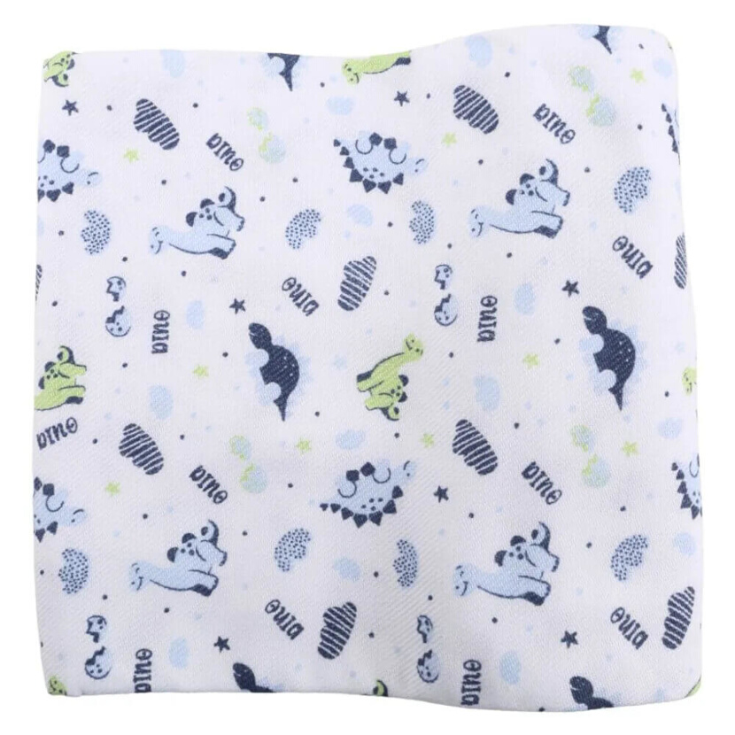 Kit Cueiro Baby Gijo Rolinho Bordado Dino - 03 Peças