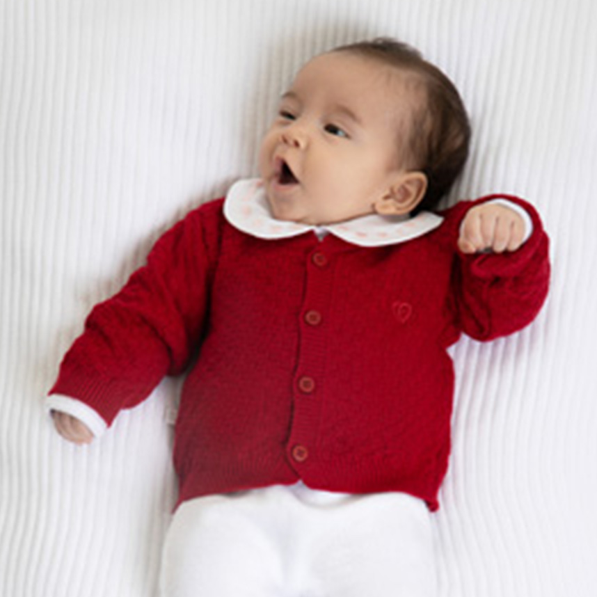 Casaco Bebê Fofinho Tricot
