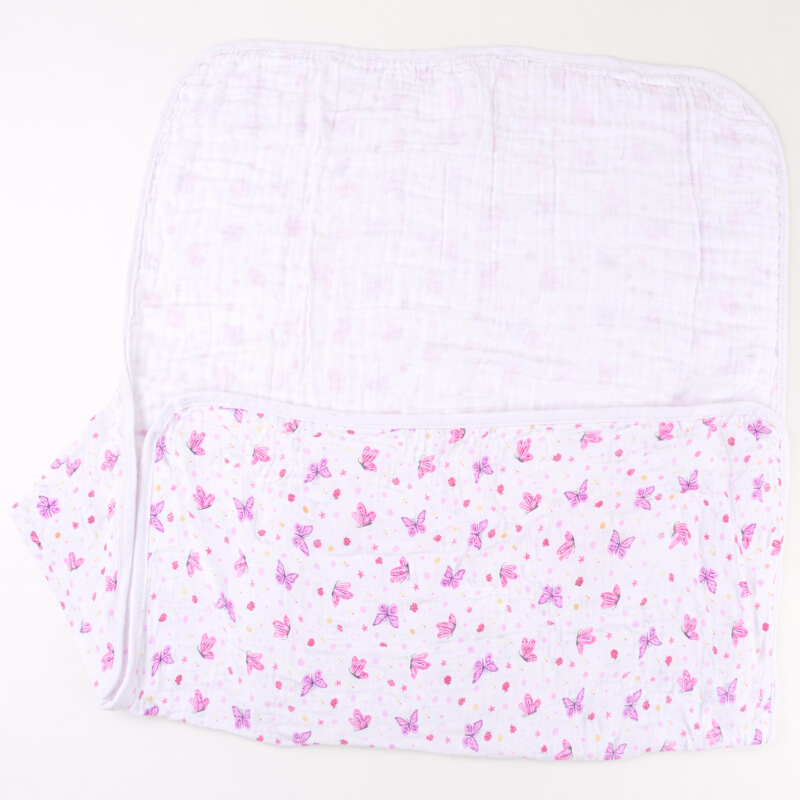 Toalha De Banho Baby Gijo Soft Borboleta Com Capuz