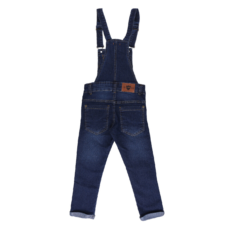 Jardineira Jeans Infantil Gijo Lavagem Used Com Bolso Frontal