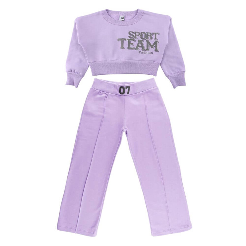 Conjunto Infantil Kookabu Blusão + Calça Wide Leg