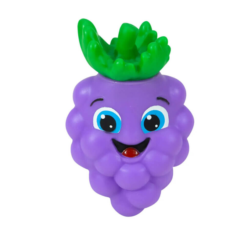 Mordedor E Chocalho Bebê Vila Toy Uva