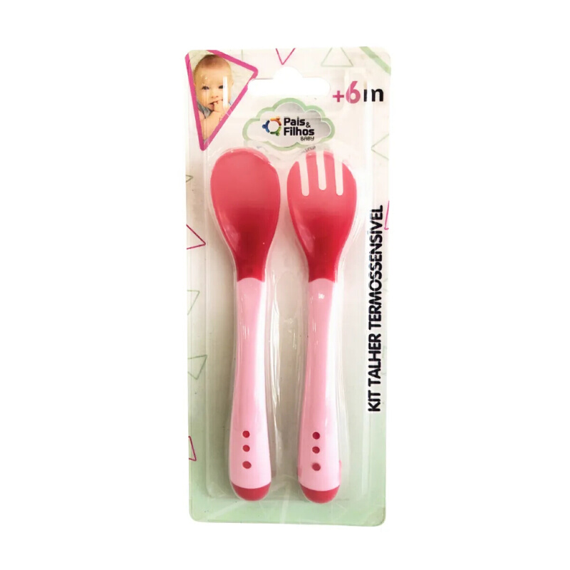 Kit Talheres Pais E Filhos Termossensível
