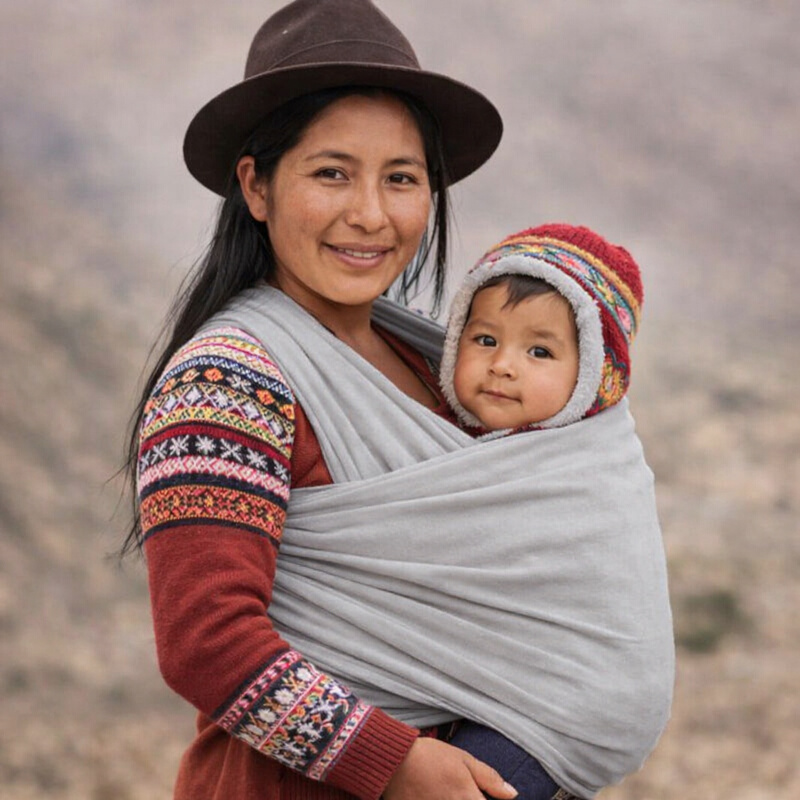 Canguru Bebê Passeio Modelo Wrap