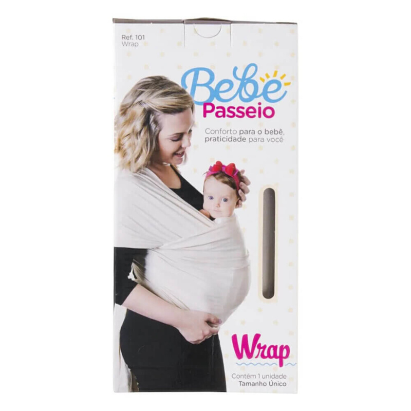 Canguru Bebê Passeio Modelo Wrap