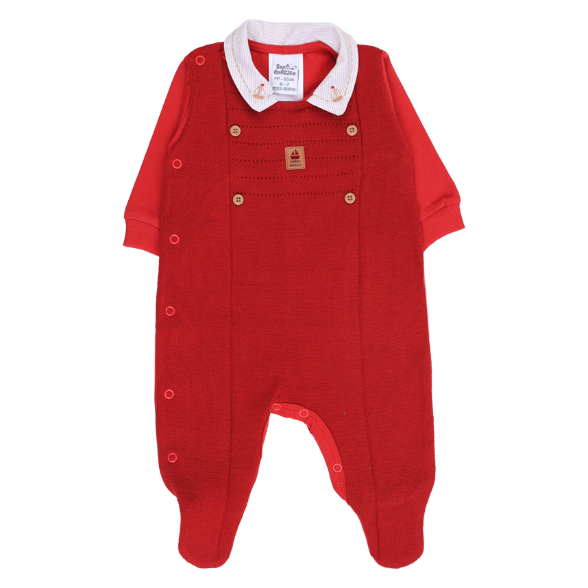 Saída Maternidade Sonho Mágico Gola Bordada 2 Peças