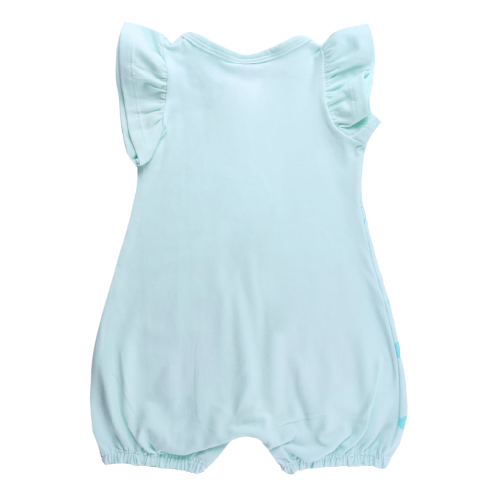 Macacão Curto Baby Gijo Estampa Coração