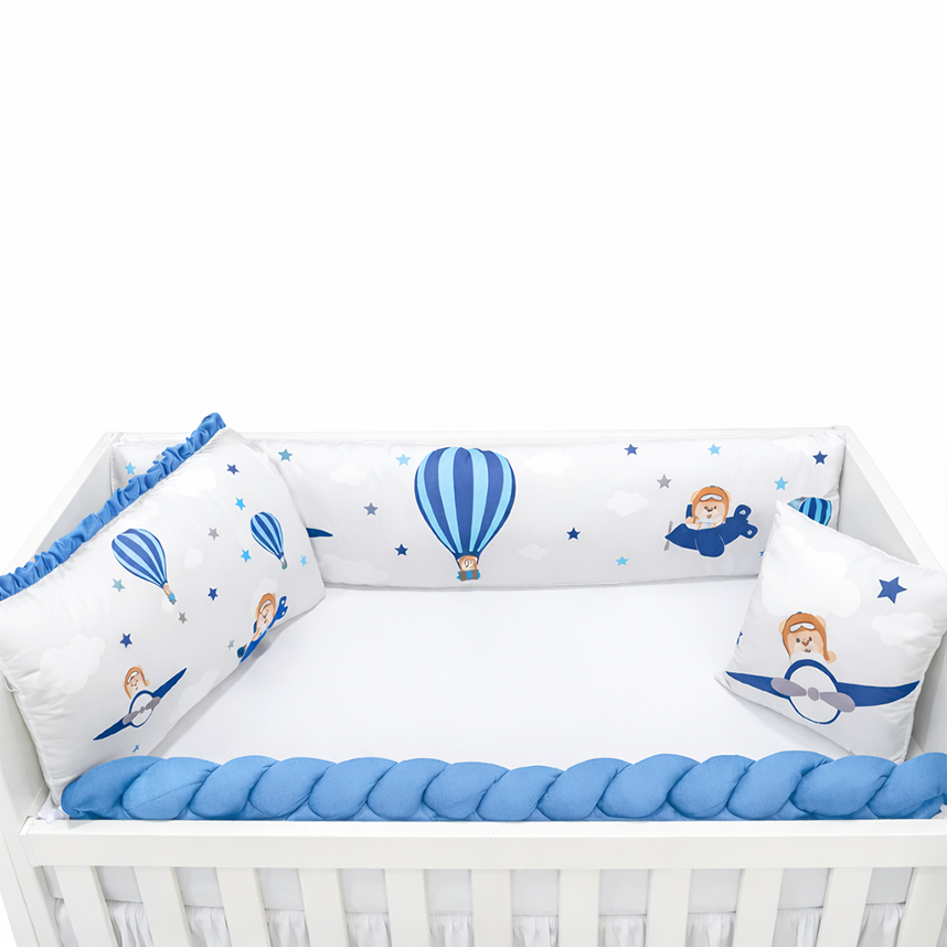 Kit Berço Balu Baby Sublimado Fly - 08 Peças