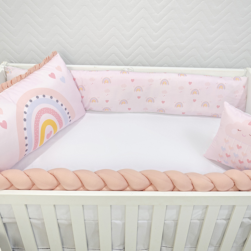 Kit Berço Balu Baby Sublimado Colors Baby - 08 Peças