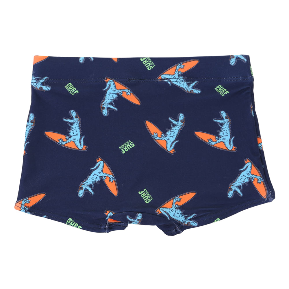 Sunga Boxer Infantil Kookabu Amazing Minds Dino Surf