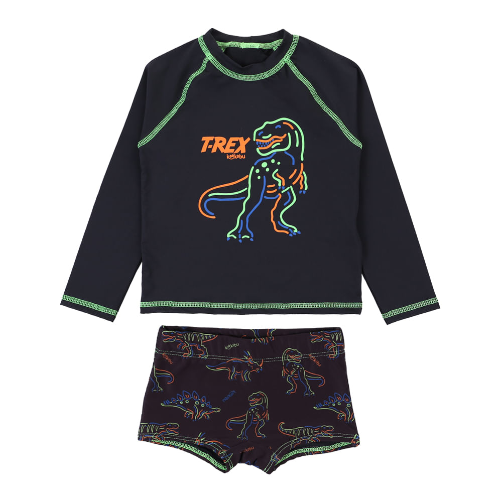 Conjunto Linha Praia Infantil Kookabu Amazing Minds Estampado