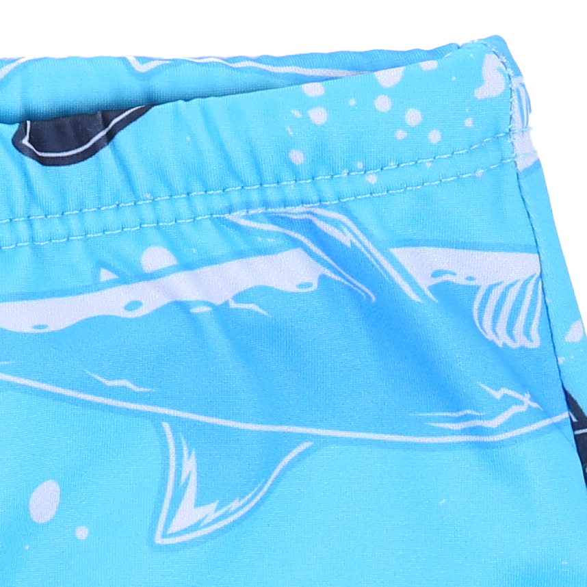 Sunga Boxer Infantil Everly Estampa Tubarão