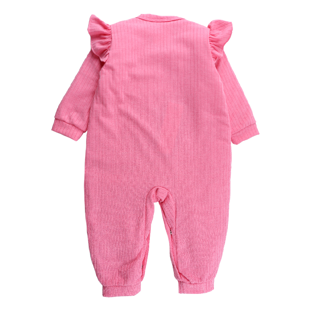 Macacão Longo Bebê Din Don Bordado Estrela Do Mar