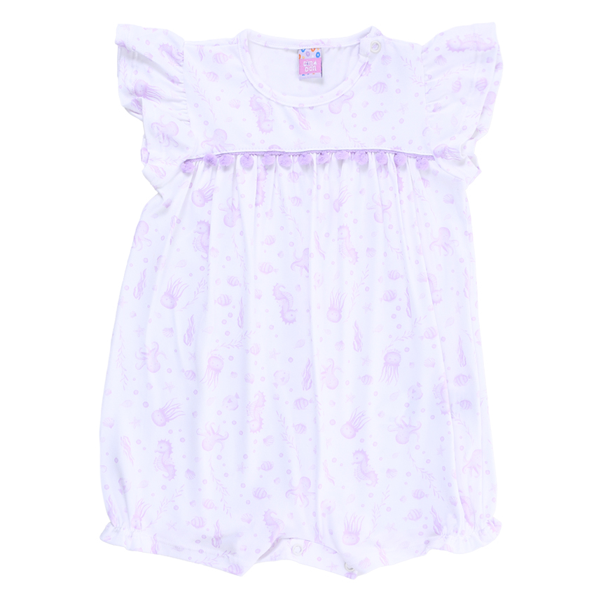 Banho de Sol Bebê Din Don Estampa Fundo Do Mar