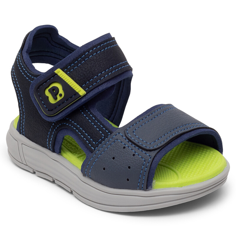 Sandália Infantil Pimpolho Com Velcros