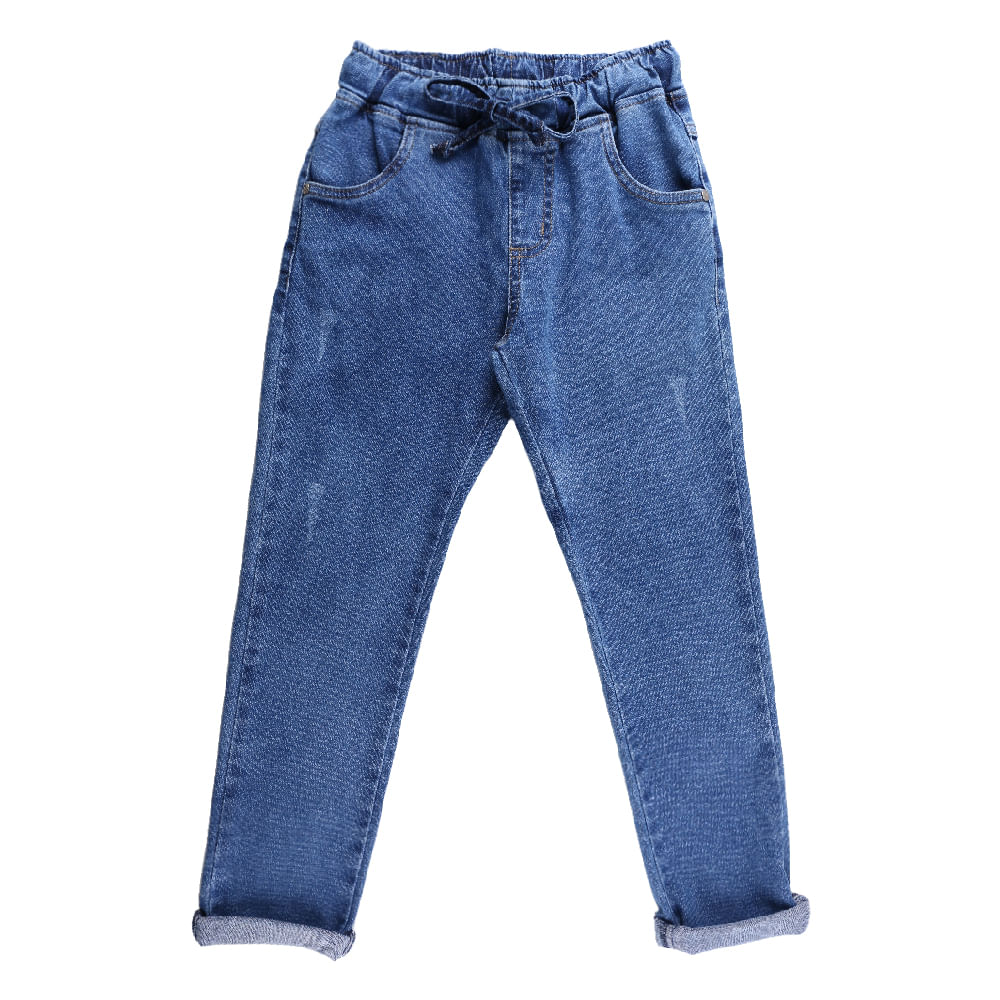 Calça Jeans Infantil Kookabu Com Barra Virada