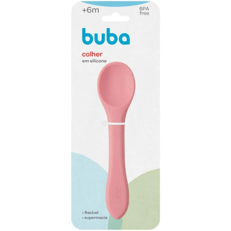 Colher Infantil Buba Em Silicone