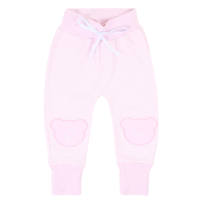 Kit Mijão Vira Pé Baby Bee Bordado Urso - 03 Peças